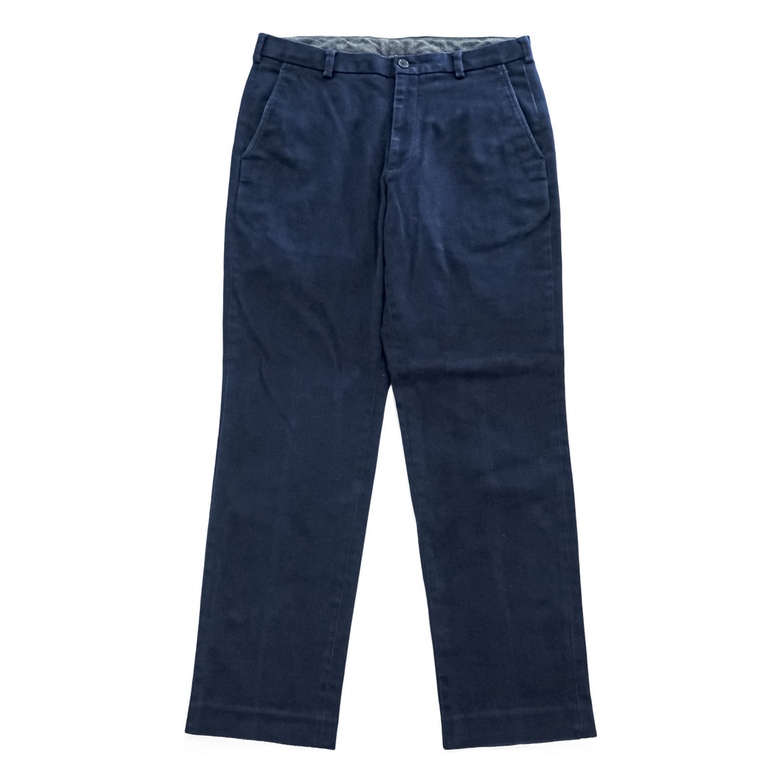 Brooks Brothers Moleskin Chino Pants, Size L, Navy, Stretch