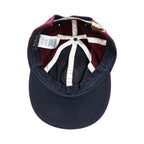 Polo Ralph Lauren Pワッペン キャップ ボルドー ウール 6パネル レザーアジャスター