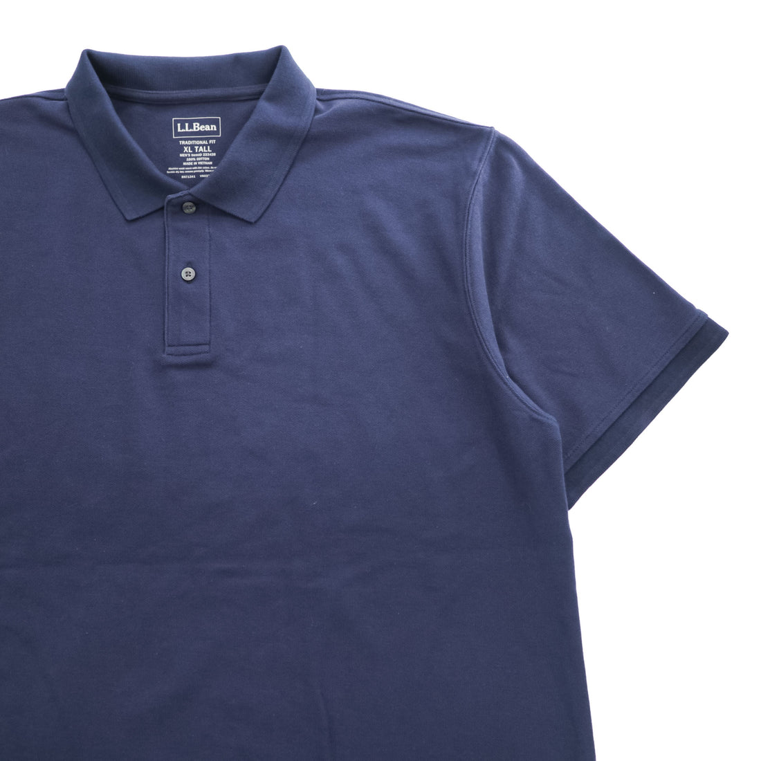 L.L.Bean ポロシャツ XL ネイビー TRADITIONAL FIT 鹿の子 ビッグサイズ 233438