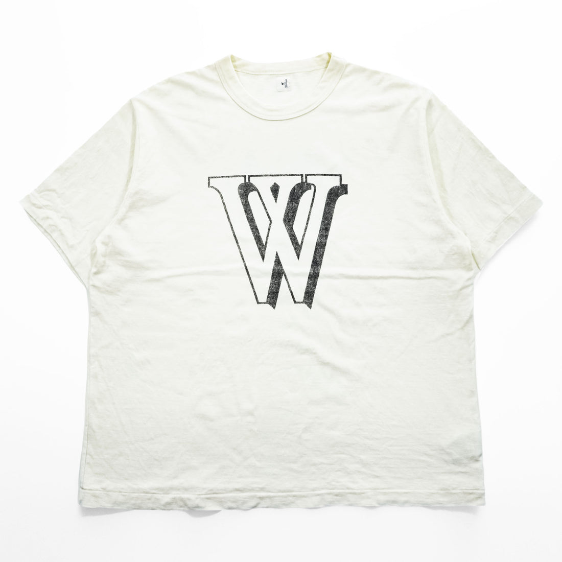 blurhms Japan Made T-Shirt M White Double-Sided Print W-W 88/12 Print Tee STANDARD blurhms ROOTSTOCK bROOTS25S35F