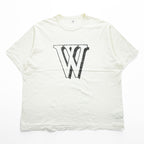 blurhms ROOTSTOCK 日本製 Print Tee STANDARD Tシャツ ホワイト 両面プリント W-W 88/12 bROOTS25S35F
