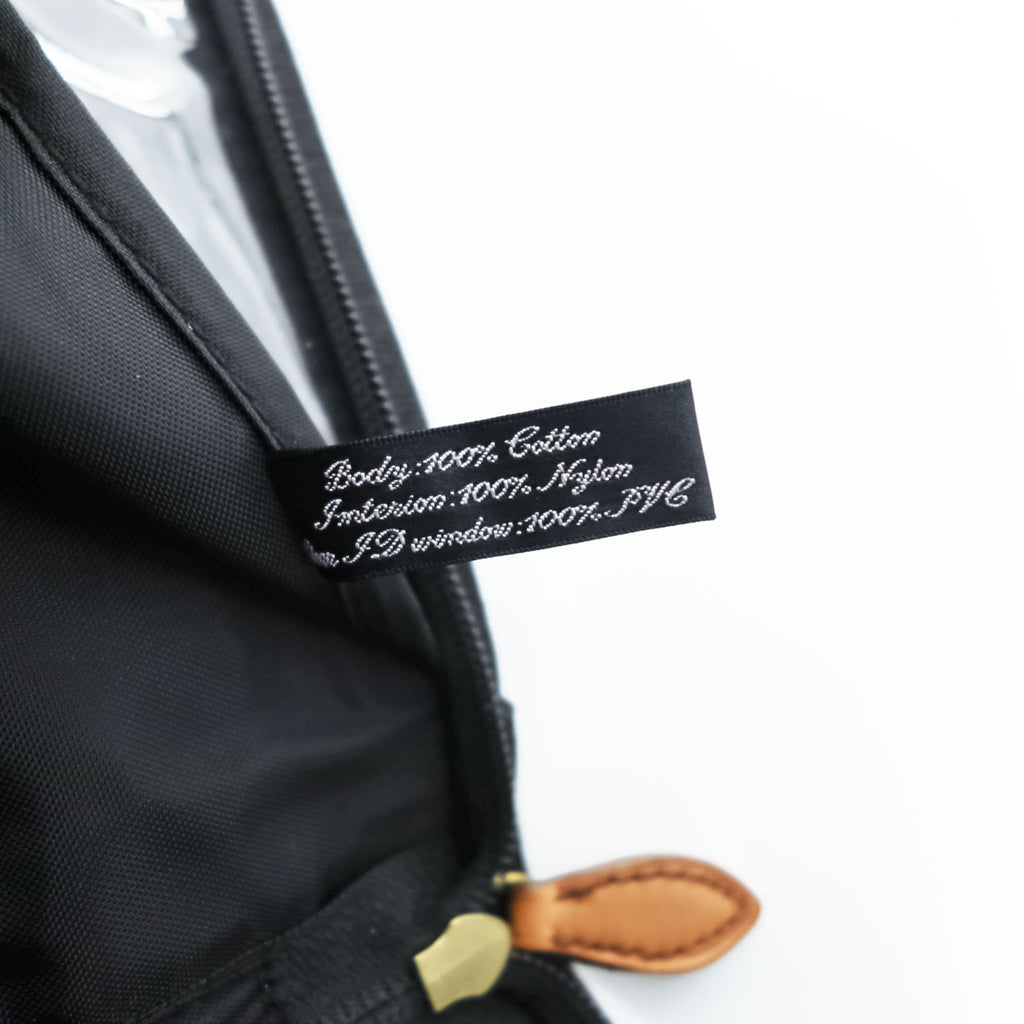 Ralph Lauren ラウンドジップ マルチケース 手帳カバー ブラック キャンバス ポニー刺繍