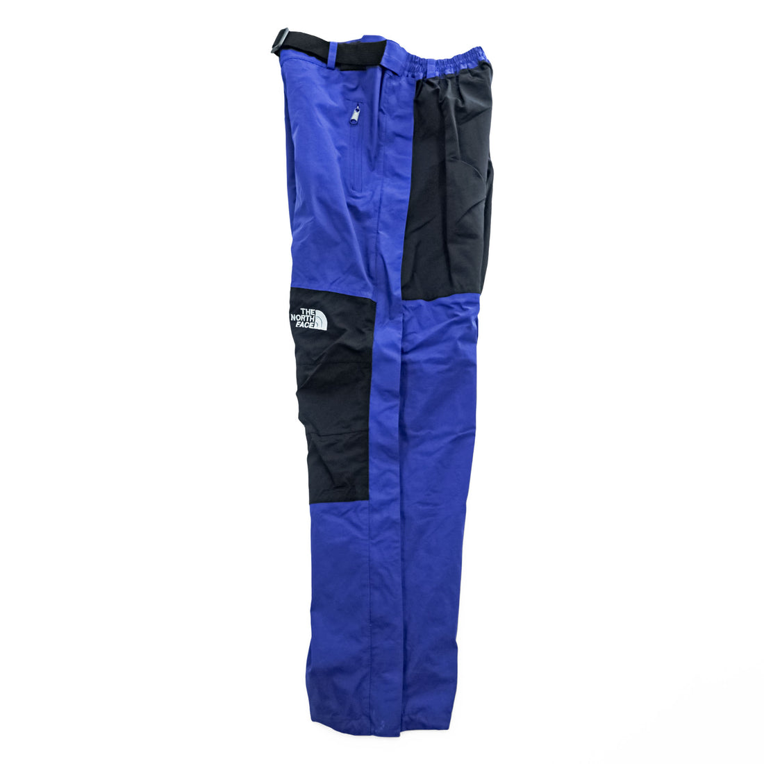 The North Face GORE-TEX Shell Pants Blue/Black Knee Panel Integrated Belt Side-Zip Vent Mesh Lined