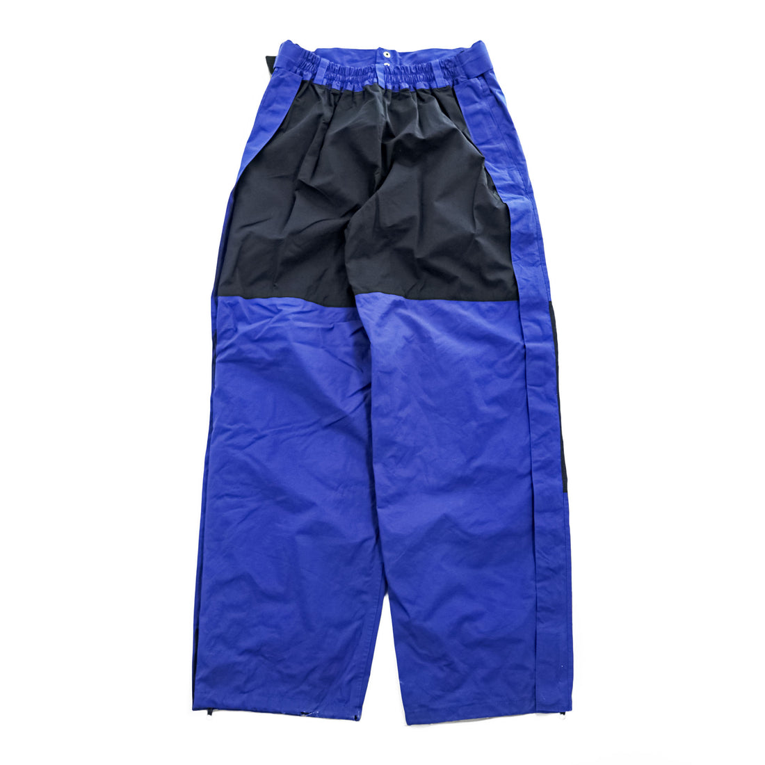 The North Face GORE-TEX Shell Pants Blue/Black Knee Panel Integrated Belt Side-Zip Vent Mesh Lined