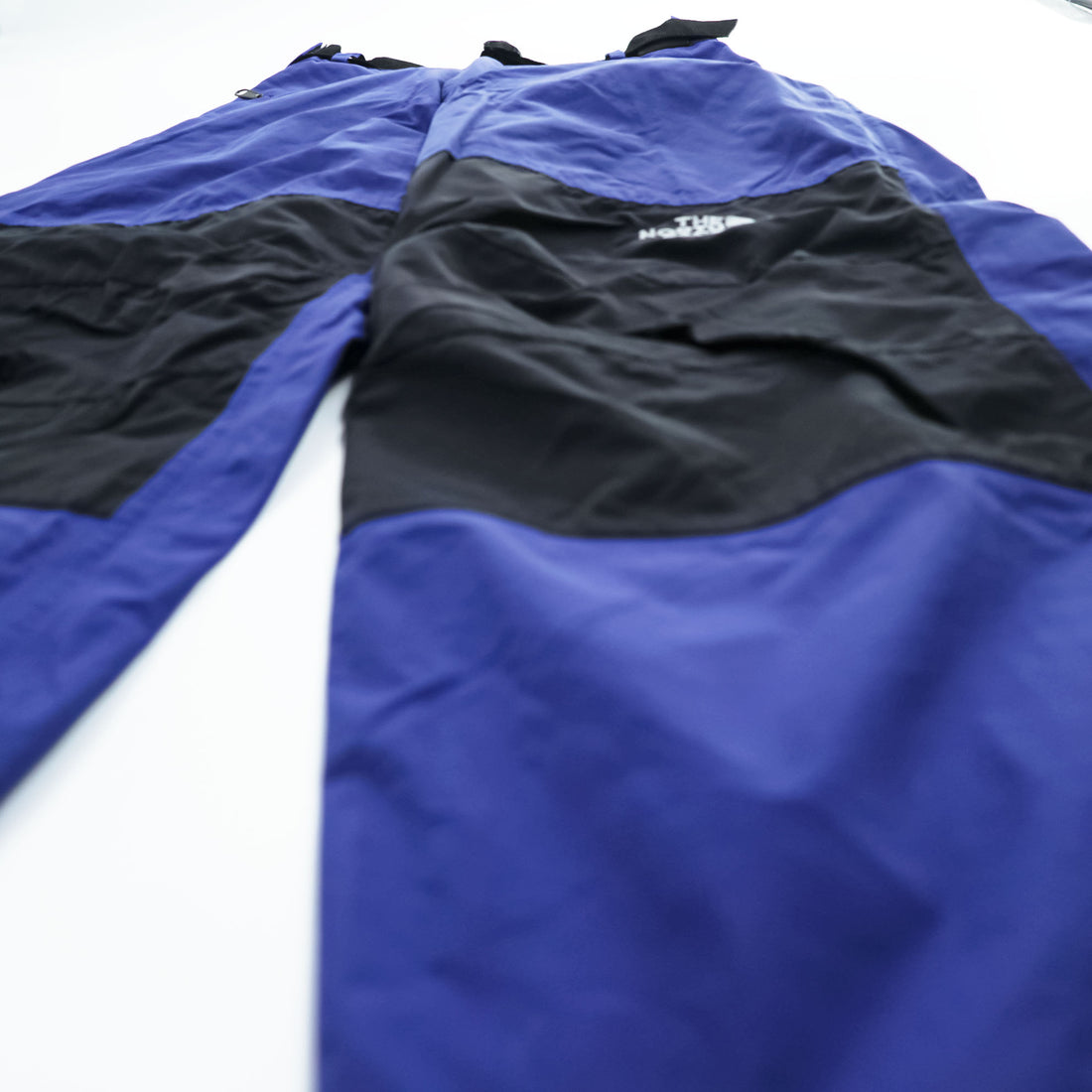 The North Face GORE-TEX Shell Pants Blue/Black Knee Panel Integrated Belt Side-Zip Vent Mesh Lined