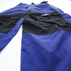 The North Face GORE-TEX Shell Pants Blue/Black Knee Panel Integrated Belt Side-Zip Vent Mesh Lined