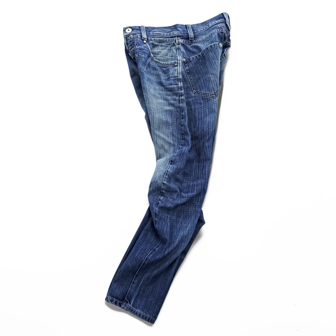 MARITHE FRANCOIS GIRBAUD LE JEAN 立体裁断 デニムパンツ ジーンズ M ストレッチ SEXTAN.G 変形