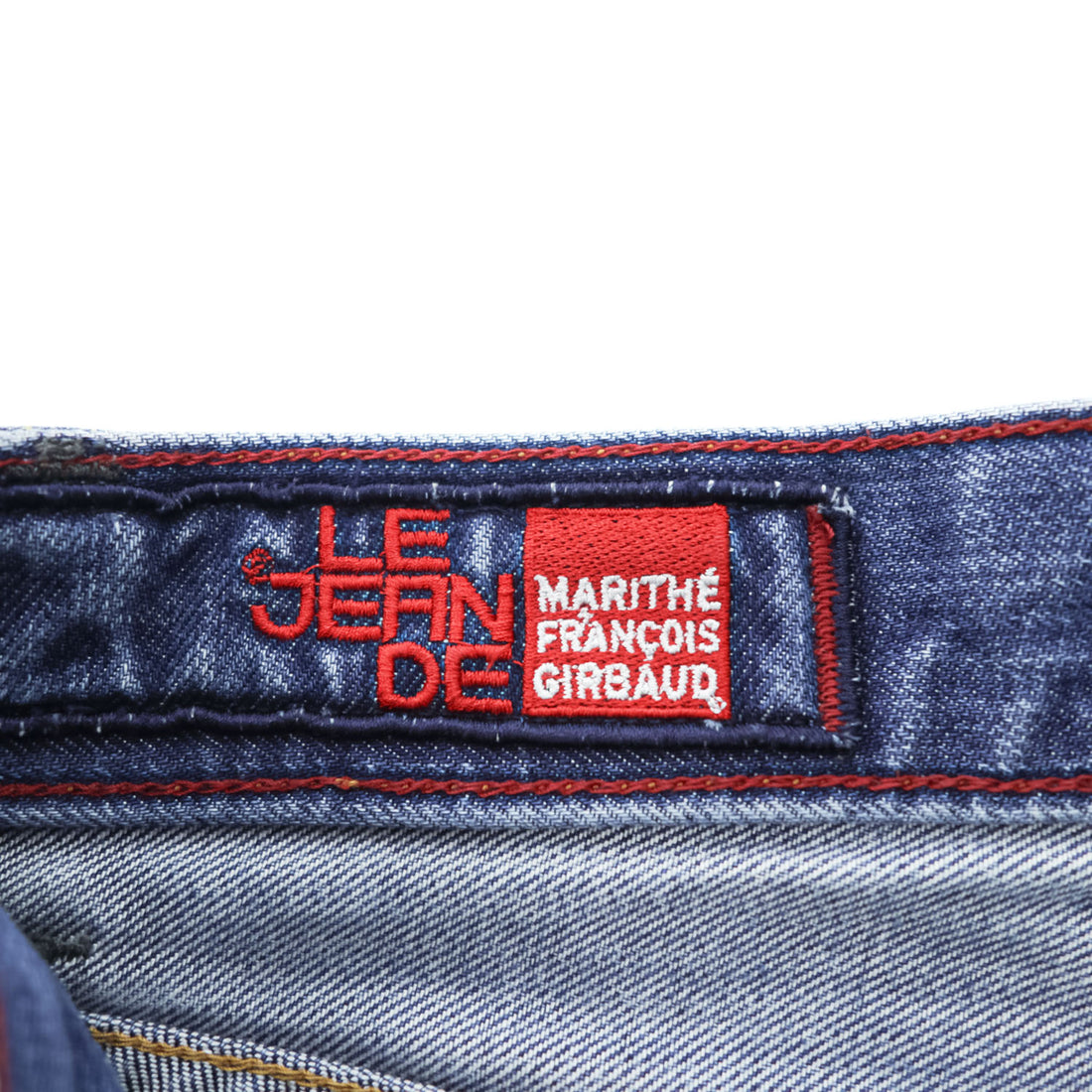 MARITHE FRANCOIS GIRBAUD LE JEAN 立体裁断 デニムパンツ ジーンズ M ストレッチ SEXTAN.G 変形