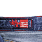 MARITHE FRANCOIS GIRBAUD LE JEAN 立体裁断 デニムパンツ ジーンズ M ストレッチ SEXTAN.G 変形
