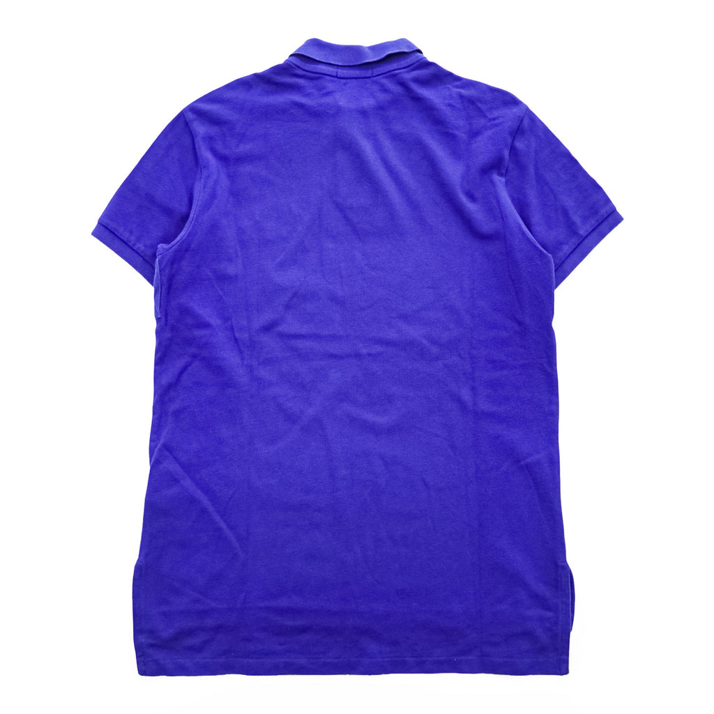 Polo Ralph Lauren ポロシャツ M CUSTOM FIT ブルー 刺繍 ポロプレイヤー