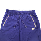 NIKE 90s Vintage Track Pants, Jersey, Size M, Navy, Silver Tag
