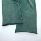 BOWWOW ヴィンテージ加工 スウェットパンツ DISTRESSED SWEAT PANTS AGED M グリーン カットオフ 日本製