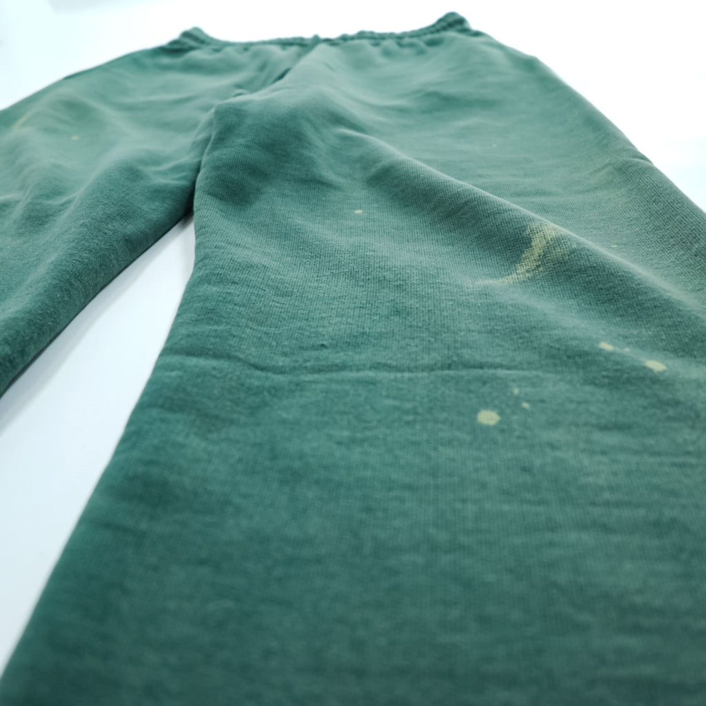 BOWWOW ヴィンテージ加工 スウェットパンツ DISTRESSED SWEAT PANTS AGED M グリーン カットオフ 日本製