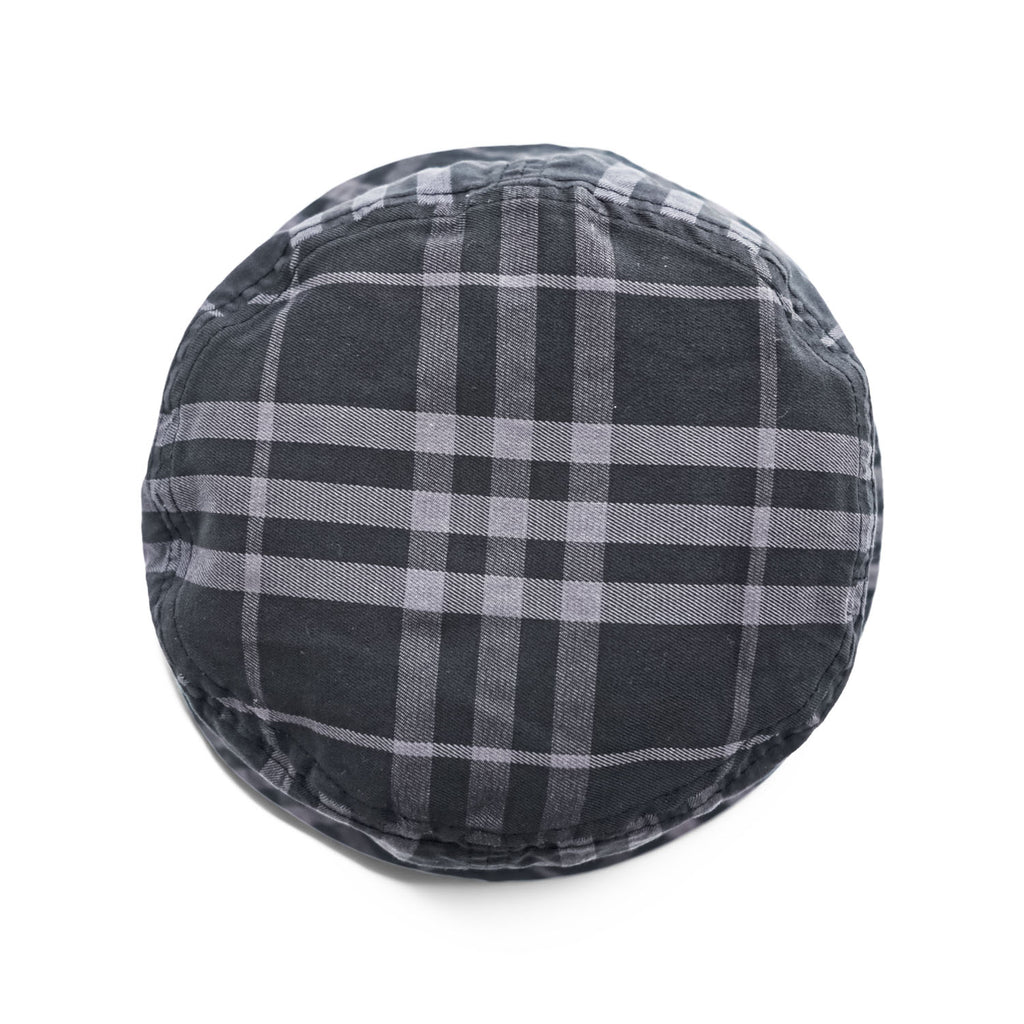 BURBERRY リバーシブル バケットハット ノバチェック ブラック グレー コットンツイル
