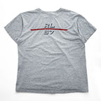 POLO JEANS CO. RALPH LAUREN 90年代 ヴィンテージ Tシャツ L グレー 両面プリント
