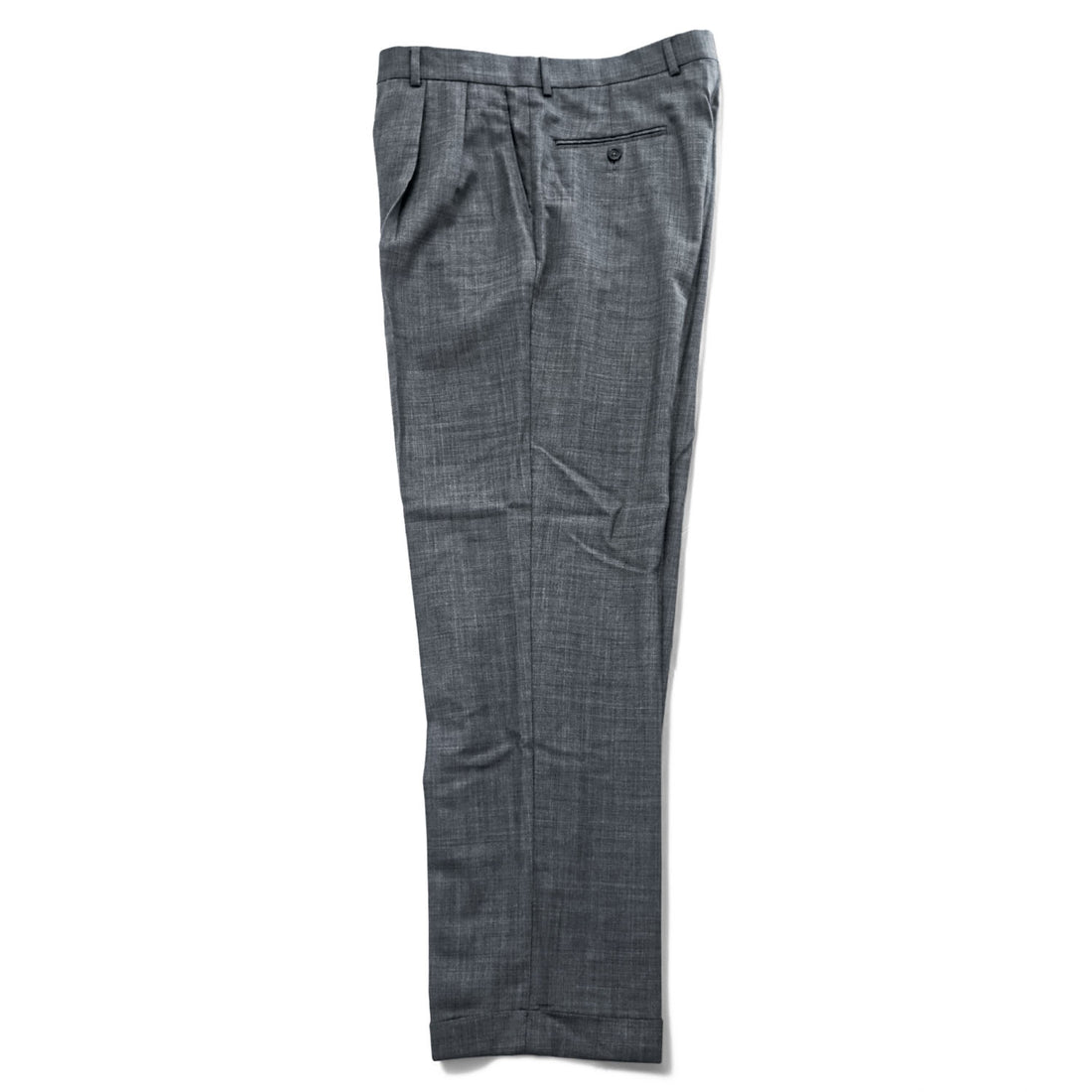 LAUREN RALPH LAUREN 90年代 ヴィンテージ スラックス パンツ L グレー ワイド 2タック プリーツ ダブルカフス