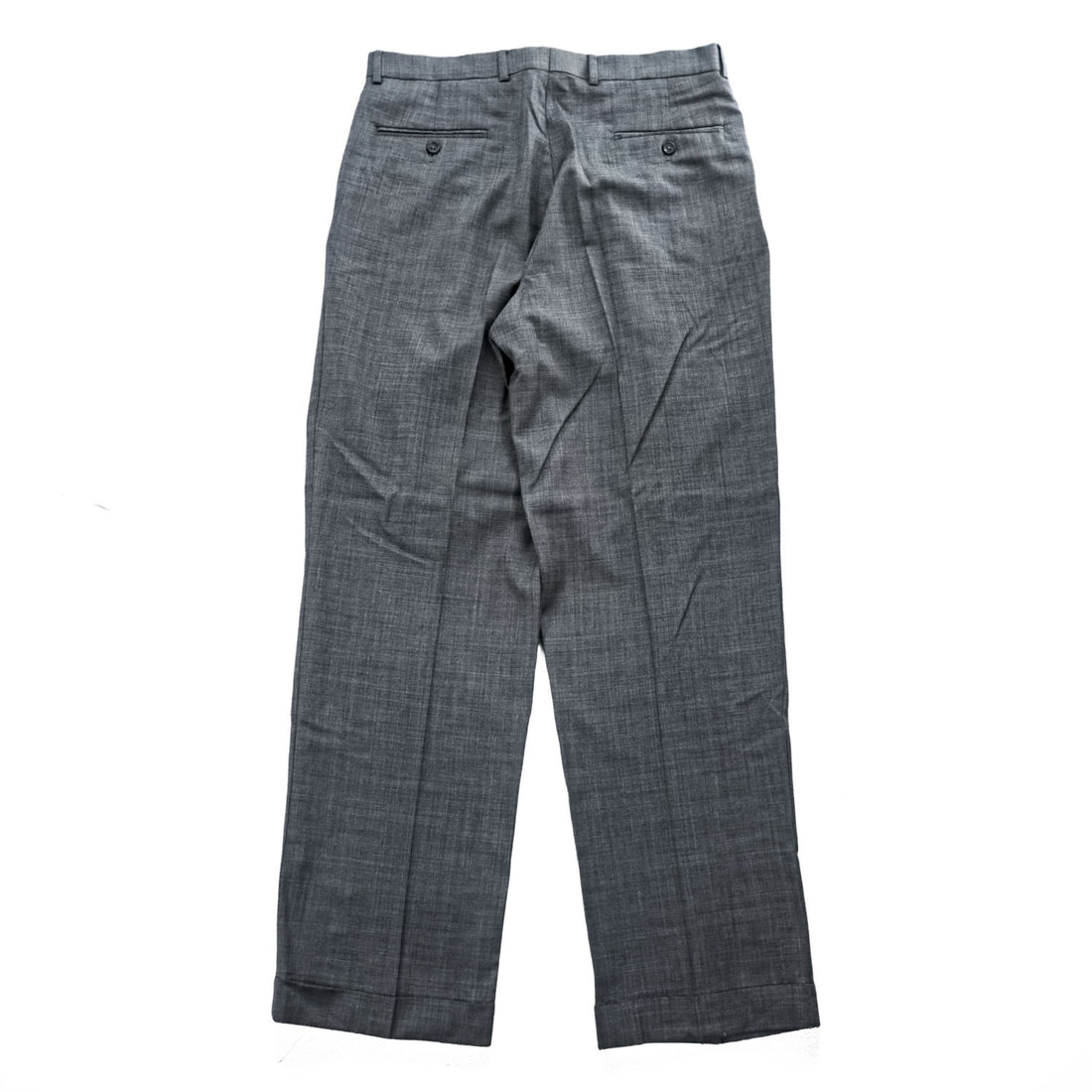 LAUREN RALPH LAUREN 90年代 ヴィンテージ スラックス パンツ L グレー ワイド 2タック プリーツ ダブルカフス