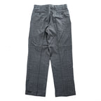 LAUREN RALPH LAUREN 90年代 ヴィンテージ スラックス パンツ L グレー ワイド 2タック プリーツ ダブルカフス