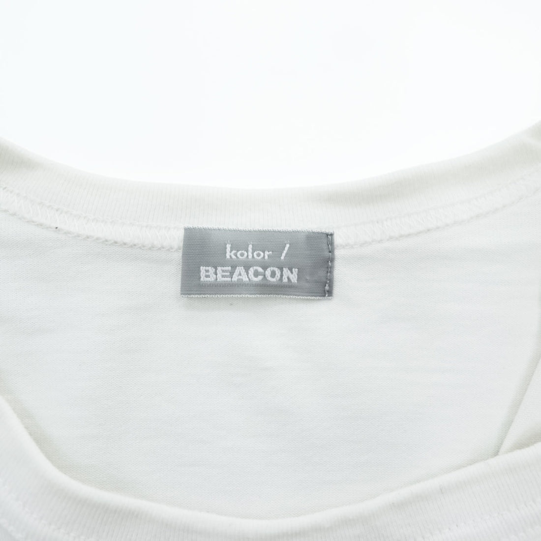kolor BEACON 日本製 Disney ピノキオ 再構築グラフィック Tシャツ ホワイト 23SBM-T03232