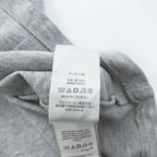 Polo Ralph Lauren リブライン 鹿の子 Tシャツ XL CUSTOM SLIM FIT グレー スモールポニー ロゴ 刺繍