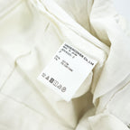 John UNDERCOVER 日本製 リメイク 再構築ストレッチデニムパンツ ジーンズ M ホワイト ダメージ加工 裾ジップ スリット JUV4505-2