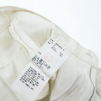 John UNDERCOVER 日本製 リメイク 再構築ストレッチデニムパンツ ジーンズ M ホワイト ダメージ加工 裾ジップ スリット JUV4505-2