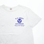 BUZZ RICKSON'S USA製 Tシャツ L ホワイト バックプリント U.S.ARMY AIR FORCES ピンナップガール