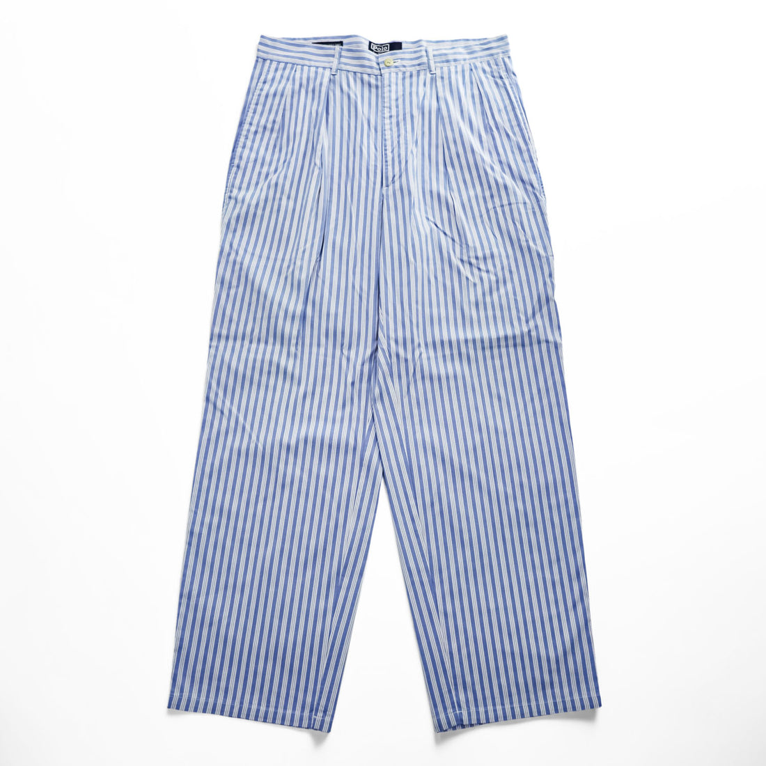 Polo Ralph Lauren 90年代 ヴィンテージ スラックス パンツ L ブルー ストライプ THE CLASSIC GOLF PANT