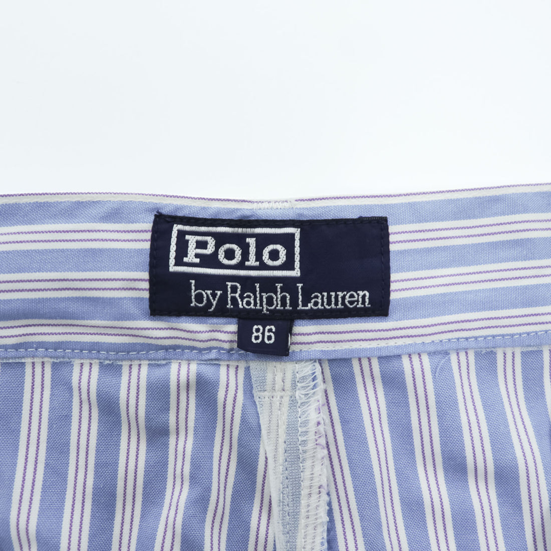 Polo Ralph Lauren 90年代 ヴィンテージ スラックス パンツ L ブルー ストライプ THE CLASSIC GOLF PANT