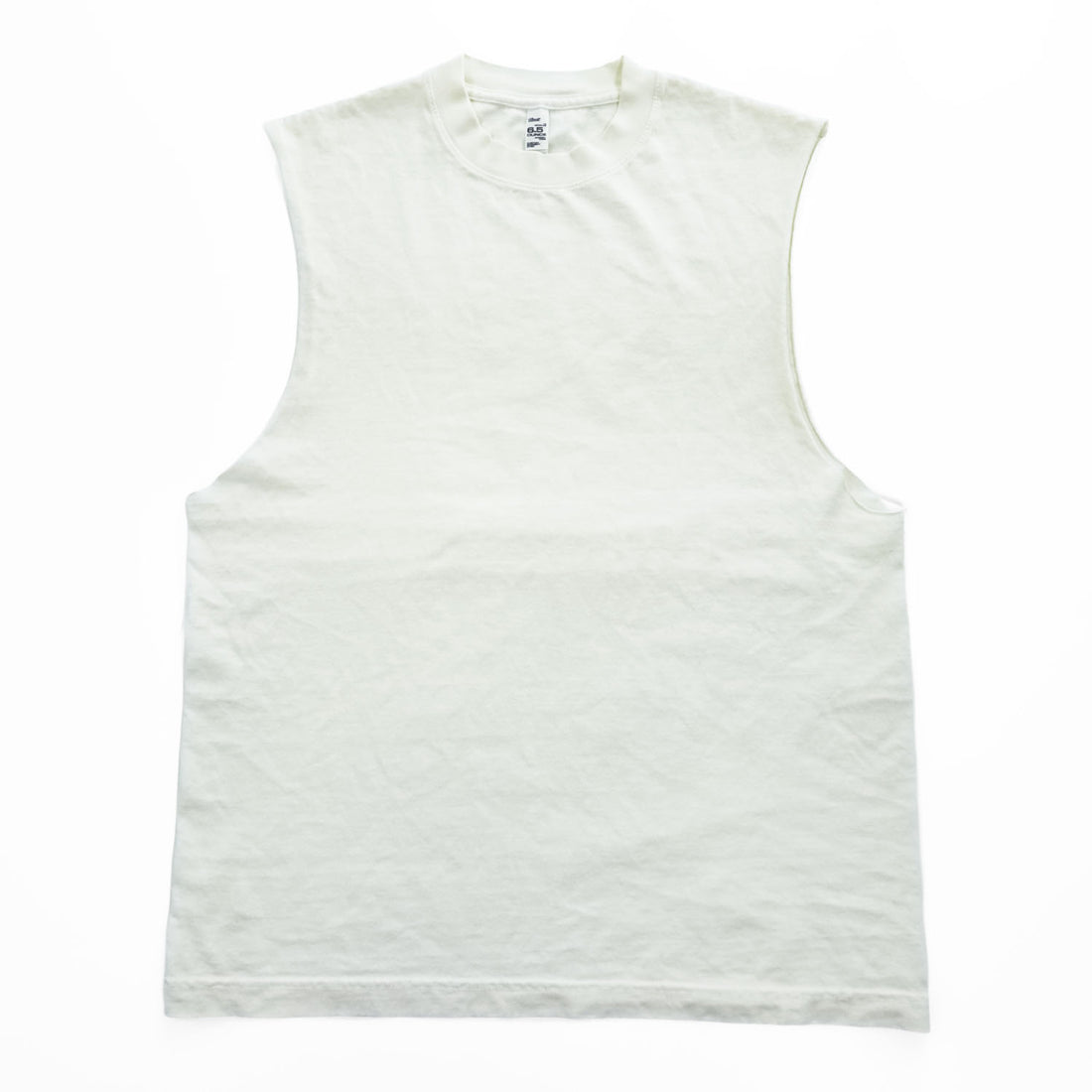 Los Angeles Apparel 米国製 6.5オンス ノースリーブ カットオフTシャツ タンクトップ ホワイト USA製