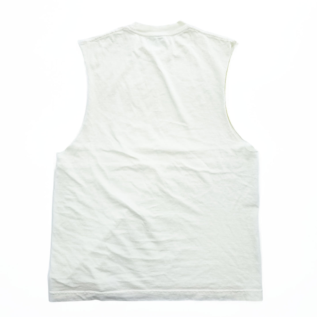 Los Angeles Apparel 米国製 6.5オンス ノースリーブ カットオフTシャツ タンクトップ ホワイト USA製