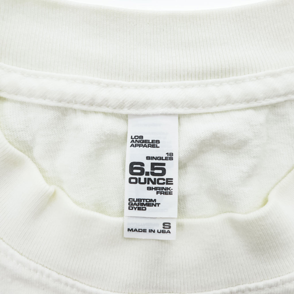 Los Angeles Apparel 米国製 6.5オンス ノースリーブ カットオフTシャツ タンクトップ ホワイト USA製