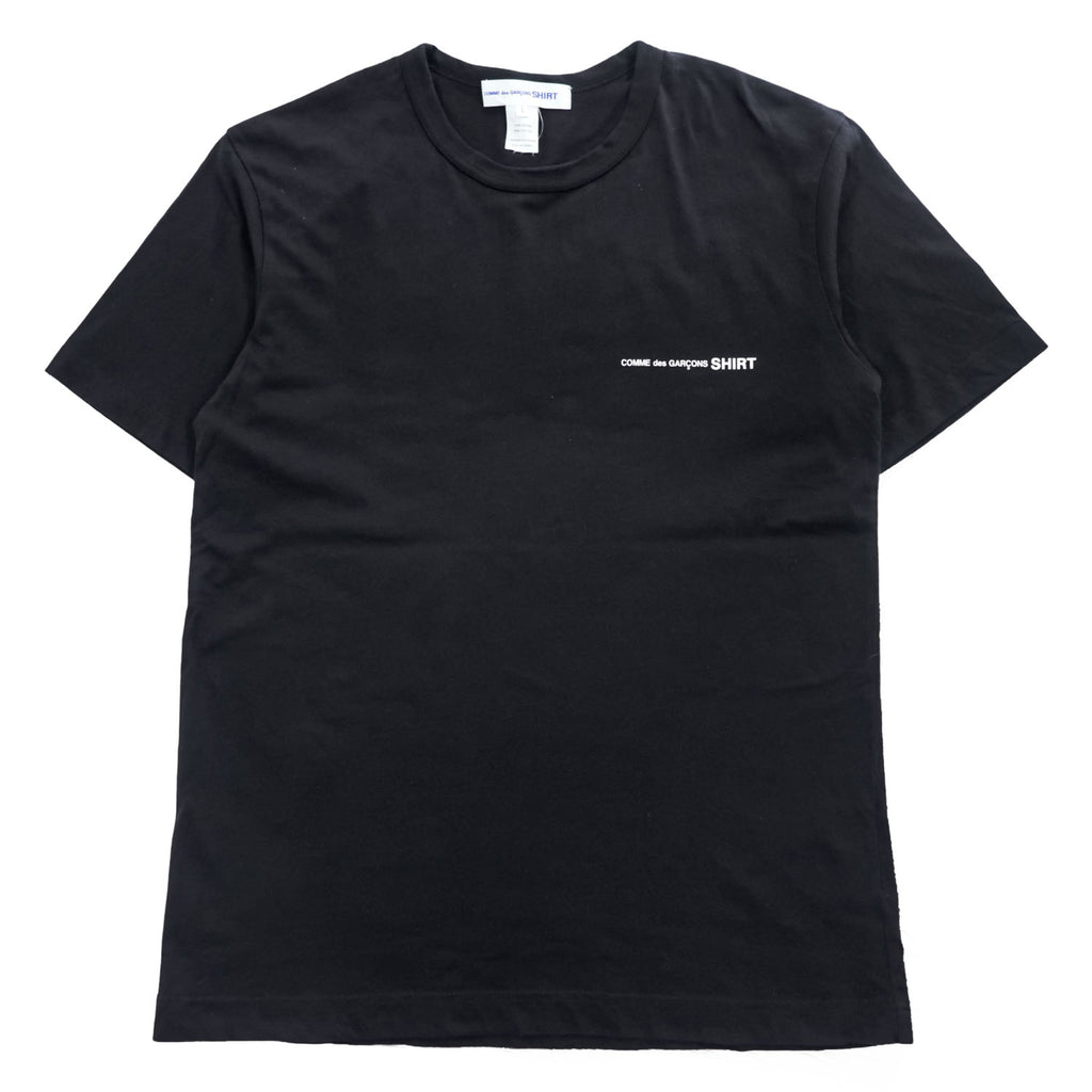 COMME des GARCONS SHIRT ワンポイントロゴ Tシャツ L ブラック S28119 トルコ製