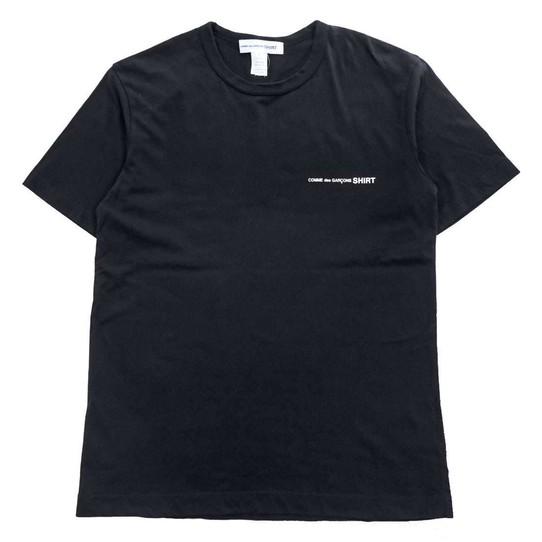 COMME des GARCONS SHIRT ワンポイントロゴ Tシャツ L ブラック S28119 トルコ製