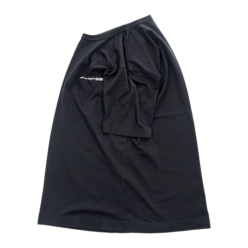 COMME des GARCONS SHIRT ワンポイントロゴ Tシャツ L ブラック S28119 トルコ製