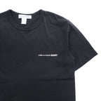 COMME des GARCONS SHIRT ワンポイントロゴ Tシャツ L ブラック S28119 トルコ製