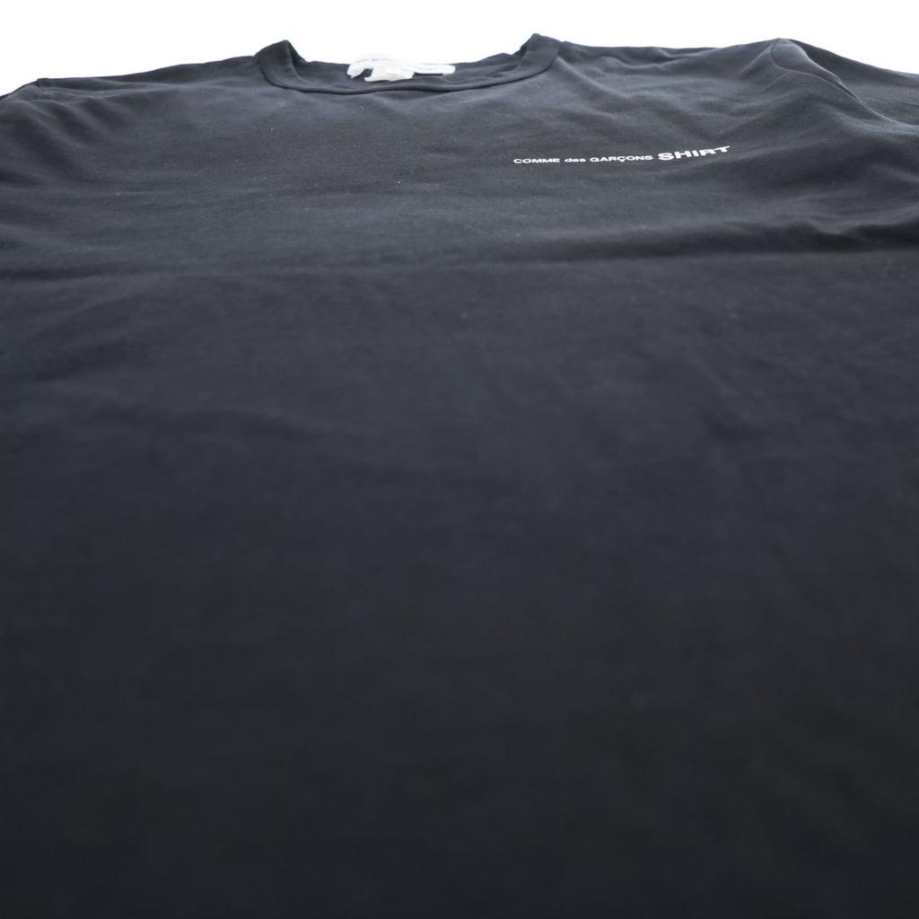 COMME des GARCONS SHIRT ワンポイントロゴ Tシャツ L ブラック S28119 トルコ製