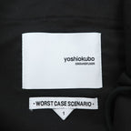 yoshiokubo GROUNDFLOOR × nowartt 日本製 ナイロン タック プリーツ スラックス パンツ ダークネイビー 切替 WORST CASE SCENARIO YKS19416 未使用品