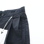 yoshiokubo GROUNDFLOOR × nowartt 日本製 ナイロン タック プリーツ スラックス パンツ ダークネイビー 切替 WORST CASE SCENARIO YKS19416 未使用品