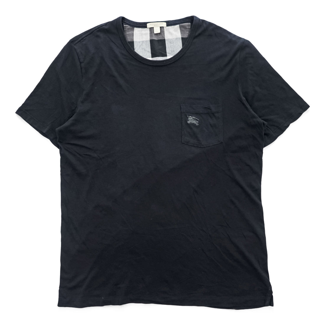 BURBERRY BRIT ポケット Tシャツ XL ブラック ワンポイントロゴ トルコ製