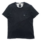 BURBERRY BRIT ポケット Tシャツ XL ブラック ワンポイントロゴ トルコ製