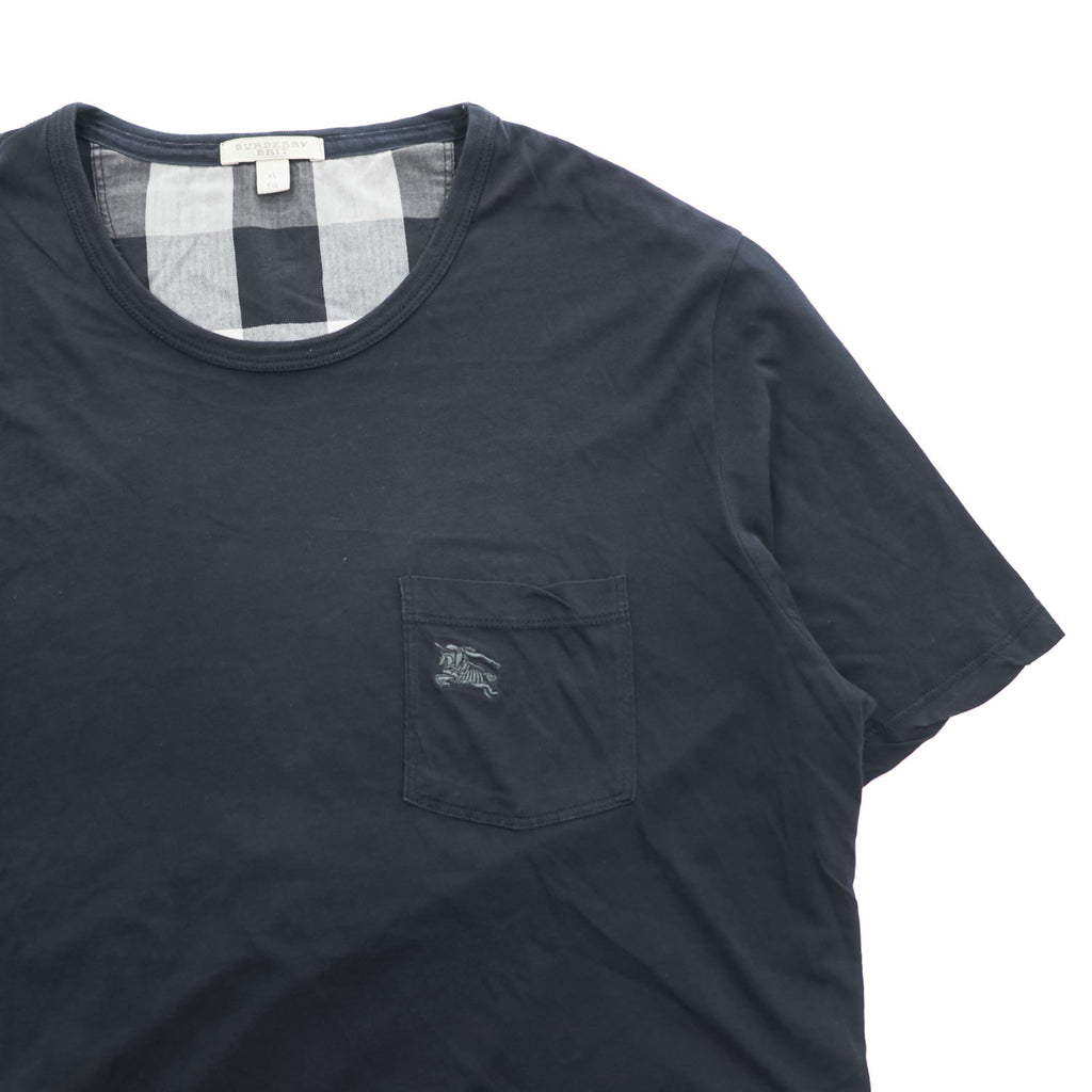 BURBERRY BRIT ポケット Tシャツ XL ブラック ワンポイントロゴ トルコ製