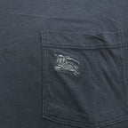 BURBERRY BRIT ポケット Tシャツ XL ブラック ワンポイントロゴ トルコ製