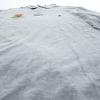 Polo Ralph Lauren ポロシャツ L CUSTOM FIT グレー スモールポニー ロゴ 刺繍 エンブレム 鹿の子