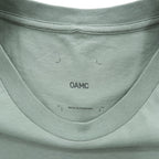 OAMC バックプリント ポケット Tシャツ M グリーン OAMS708867 OS247908A ポルトガル製
