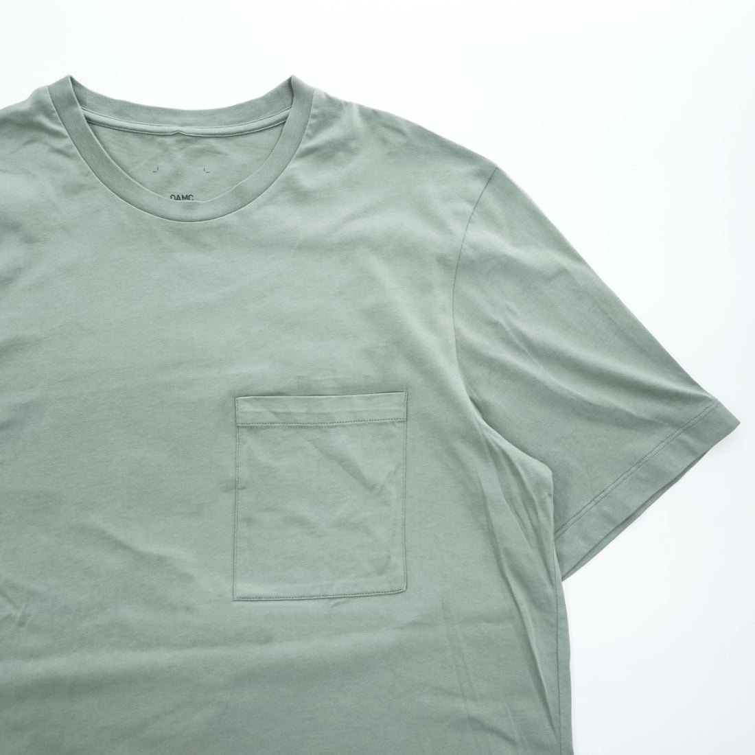 OAMC バックプリント ポケット Tシャツ M グリーン OAMS708867 OS247908A ポルトガル製