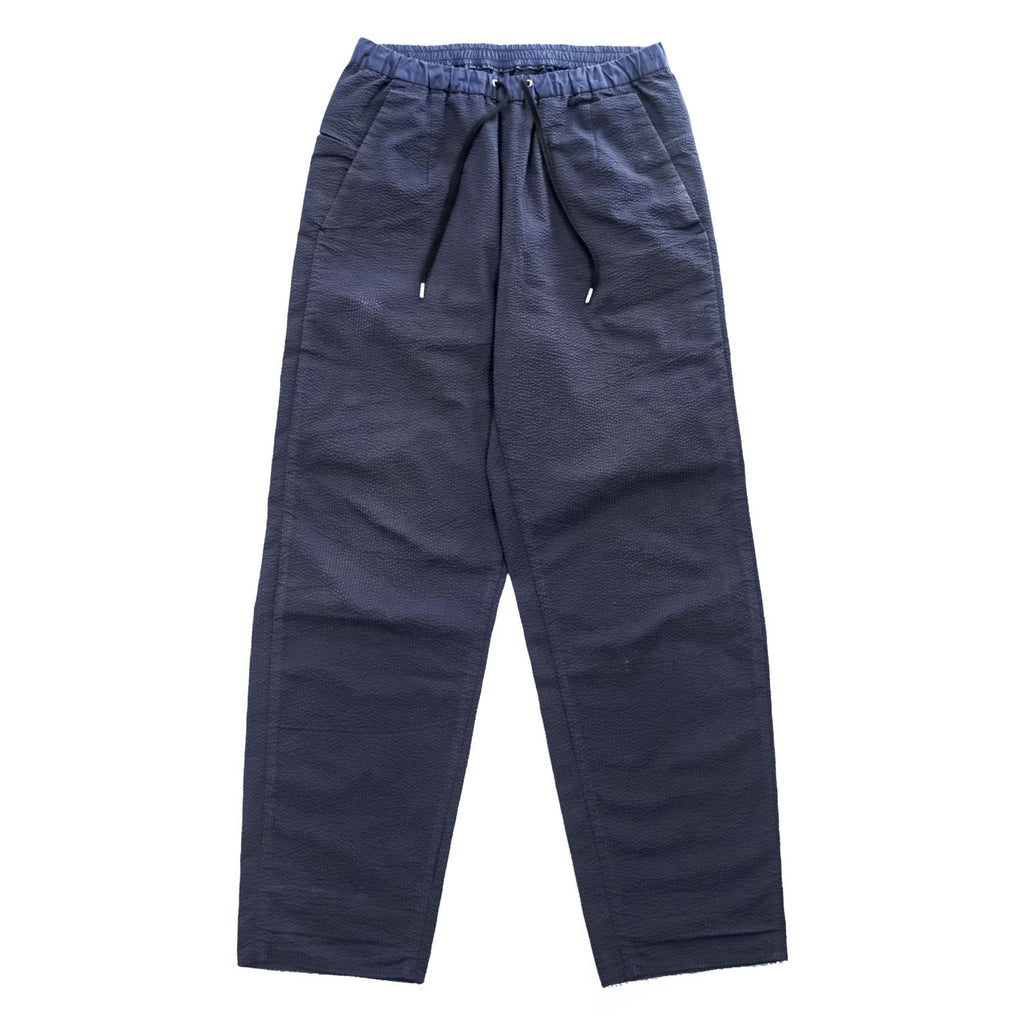 TEATORA パッカブル シアサッカー イージーパンツ Wallet Pants T スラックス 46 ネイビー タック プリーツ tt-004-T 日本製