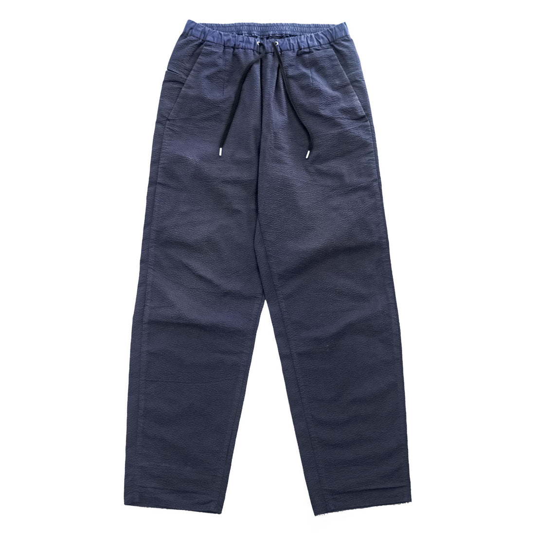 TEATORA パッカブル シアサッカー イージーパンツ Wallet Pants T スラックス 46 ネイビー タック プリーツ tt-004-T 日本製