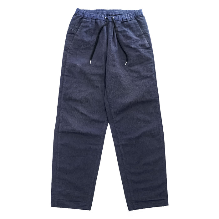 TEATORA パッカブル シアサッカー イージーパンツ Wallet Pants T スラックス 46 ネイビー タック プリーツ tt-004-T 日本製
