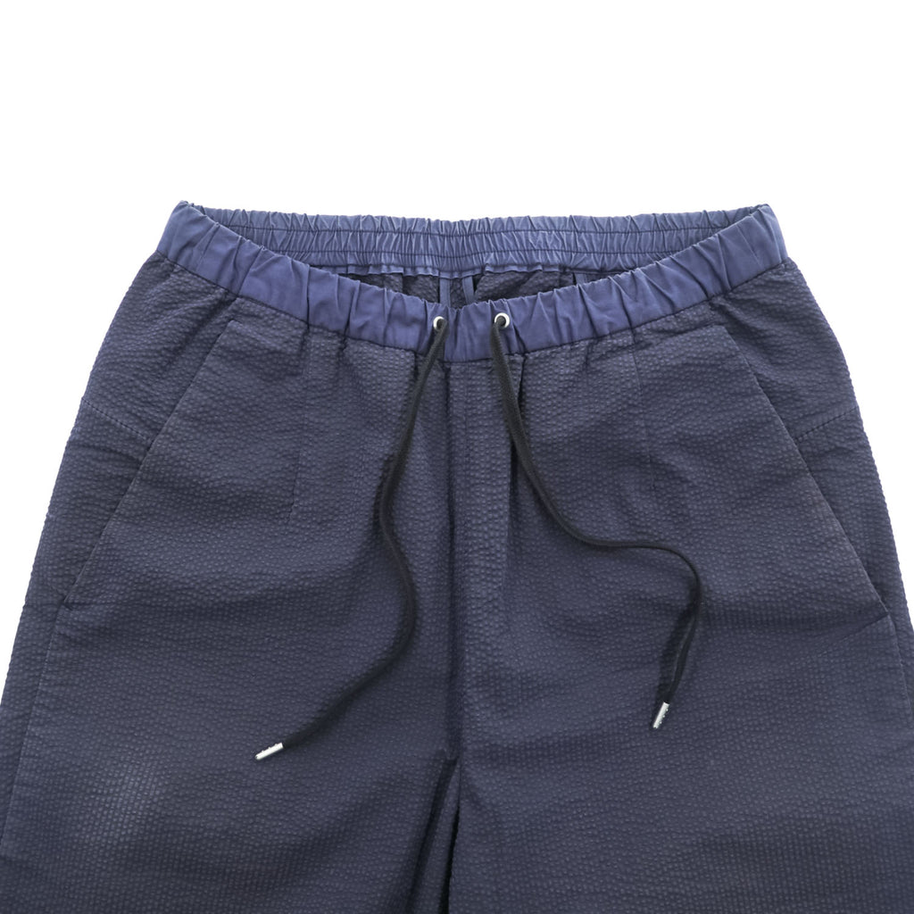 TEATORA パッカブル シアサッカー イージーパンツ Wallet Pants T スラックス 46 ネイビー タック プリーツ tt-004-T 日本製